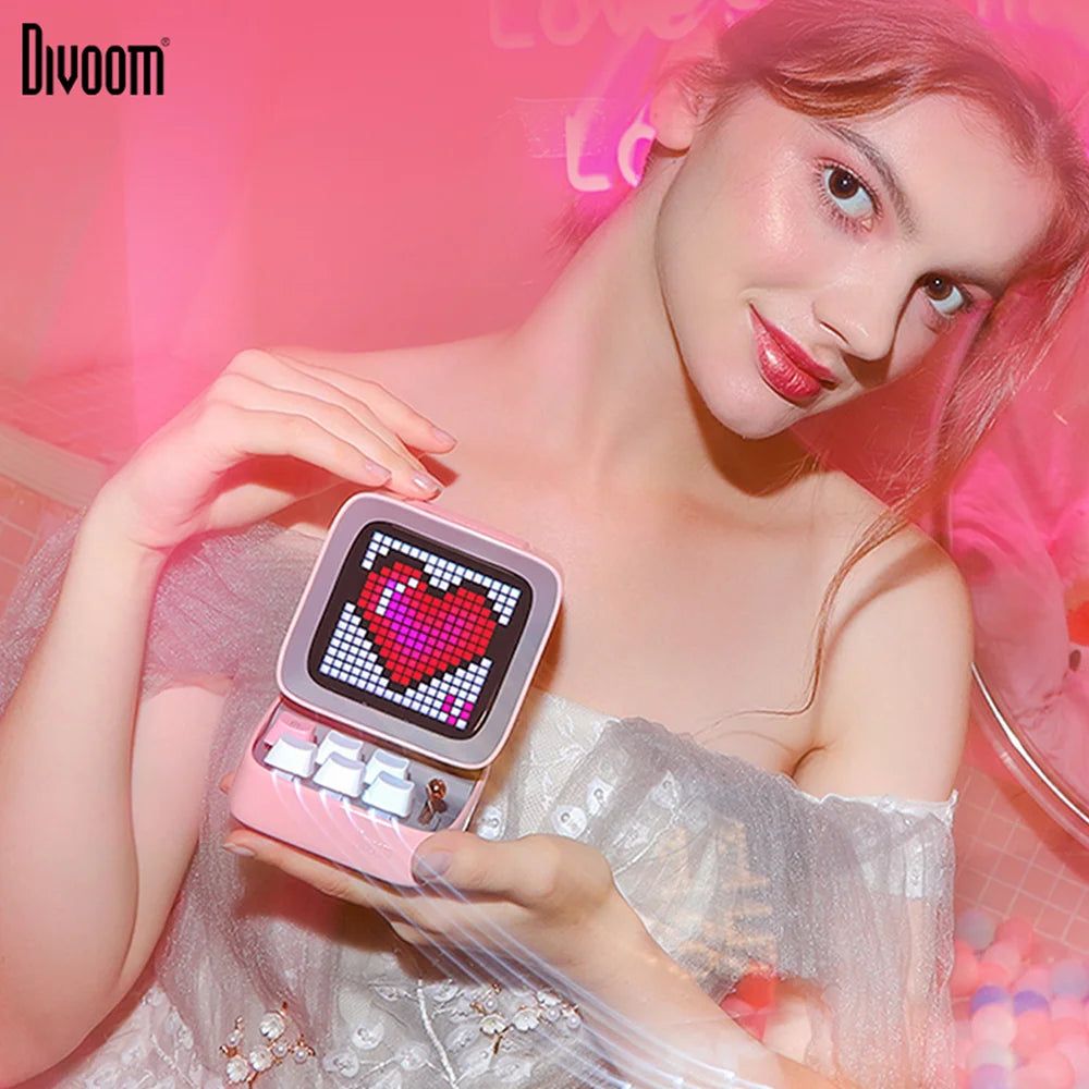 Divoom Ditoo Pro Portable Bluetooth Speaker And Alarm Clock