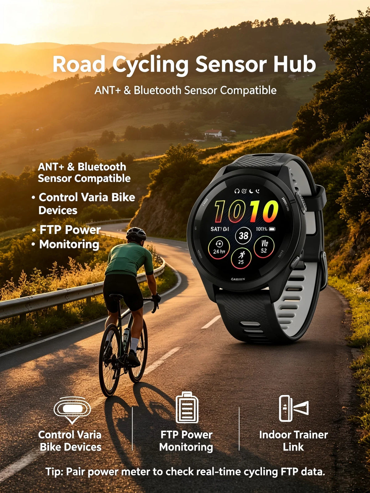 Garmin Forerunner 265 Multiband GPS Smartwatch With Health Tracking