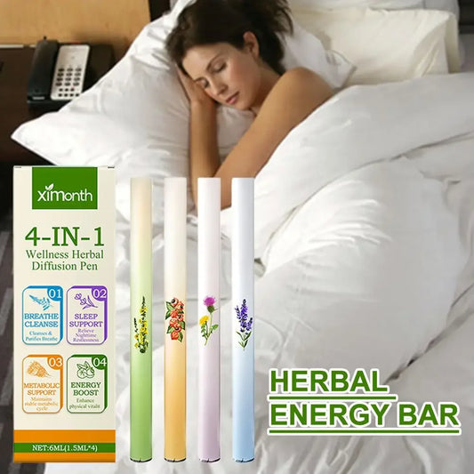 4 In 1 Aromatherapy Air Freshening Pen Natural Herbal Extracts