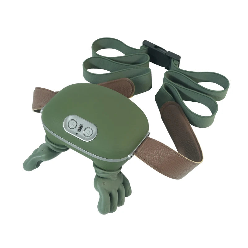 Portable Electric Shiatsu Neck And Shoulder Massager With Heat